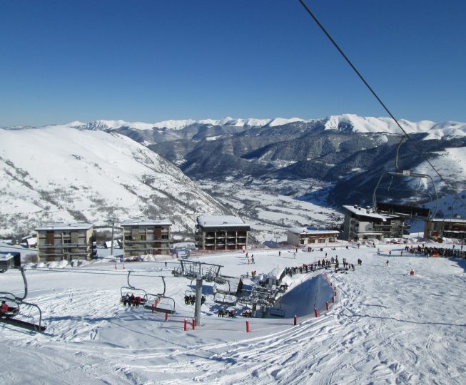 Logement sur les pistes de ski.